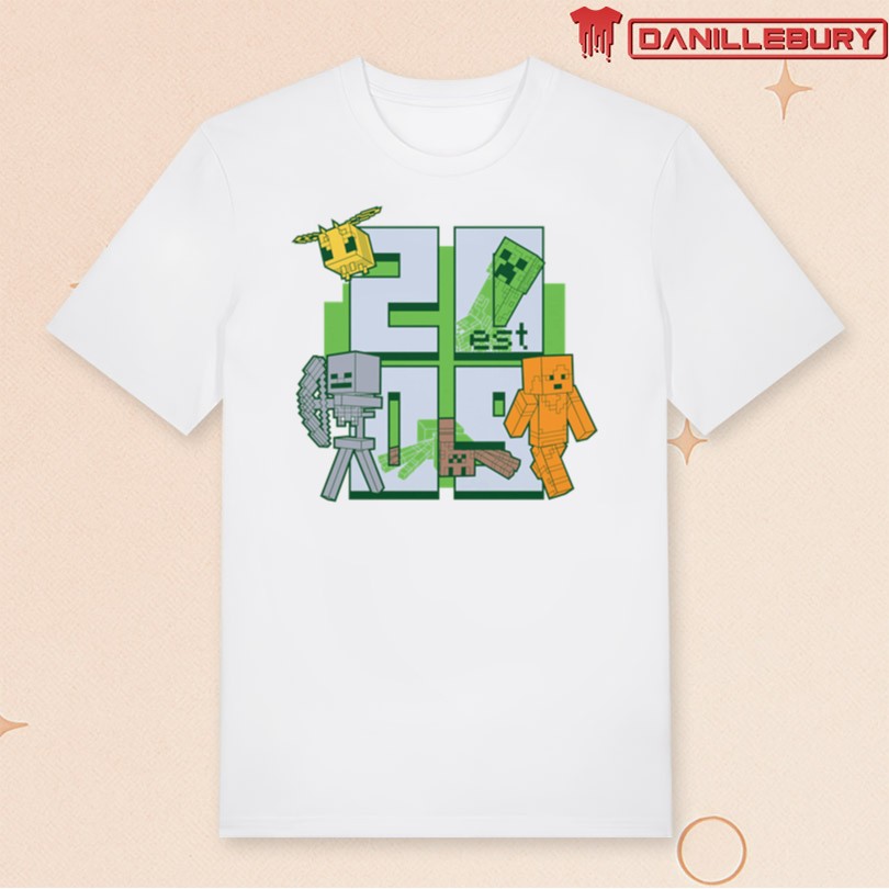 Minecraft Est. 2009 Stacked Shirt