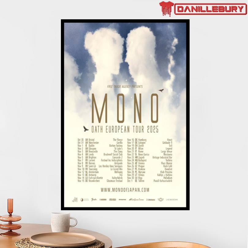 Mono Music European Tour 2025 Poster - Image 2