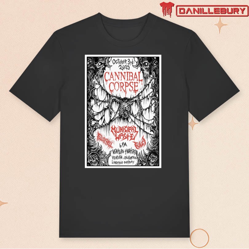 Municipal Waste October 3 2025 Ventura California Poster - Image 3