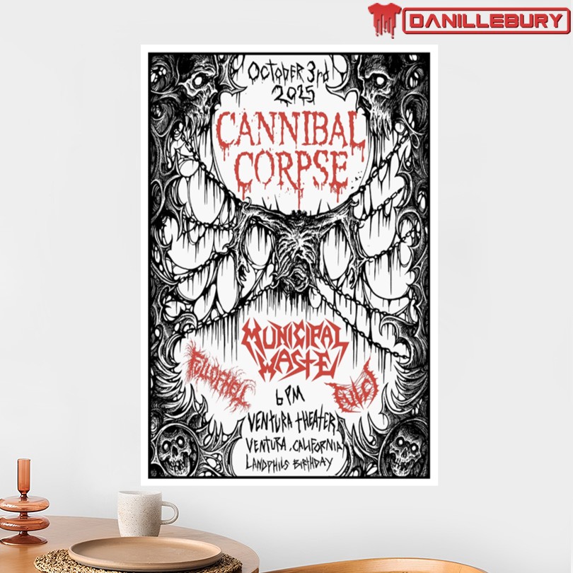 Municipal Waste Ventura CA October 3 2025 Poster - Image 2