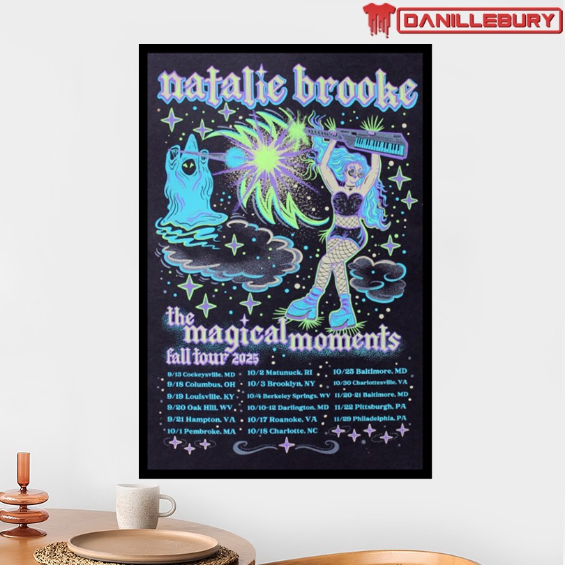Natalie Brooke The Magical Moments Fall Tour 2025 Poster - Image 2