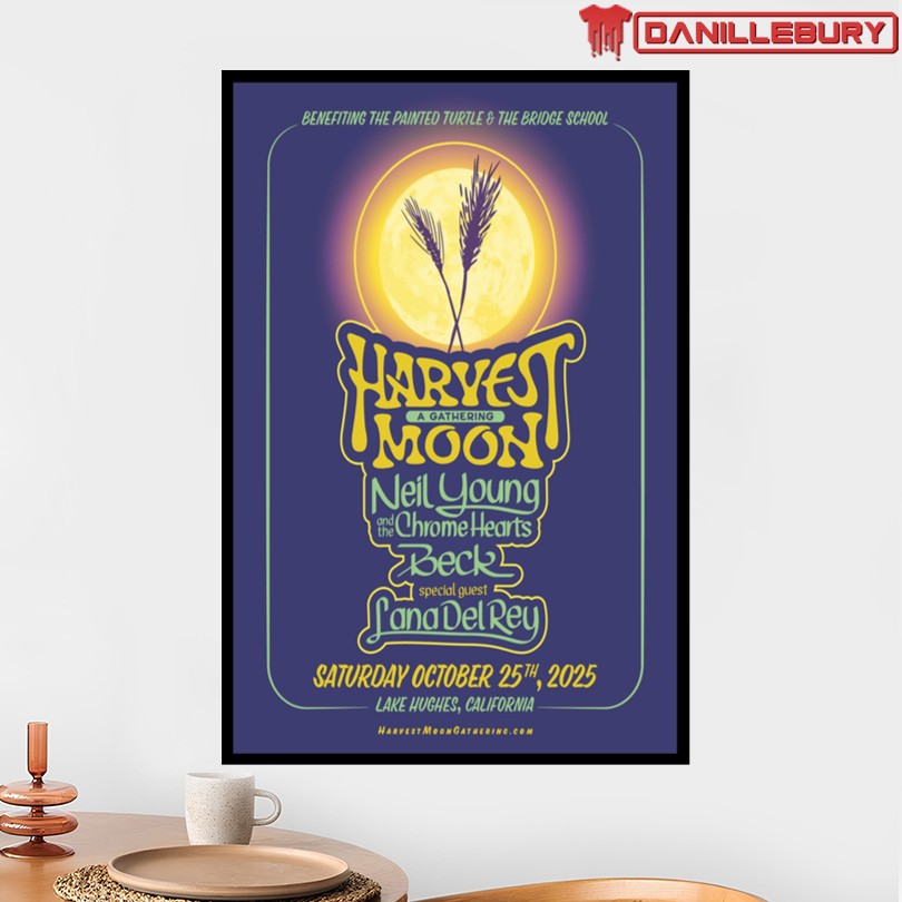 Neil Young Oct 25 2025 Lake Hughes Tour Poster - Image 2