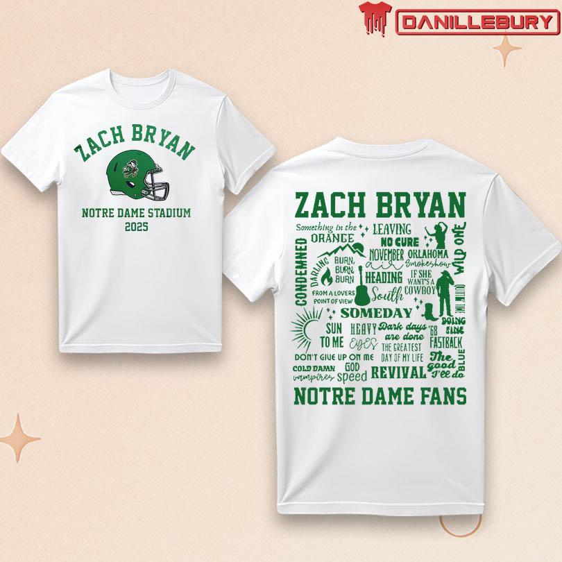 Notre Dame Fighting Irish Football x Bryan 2025 T-Shirt