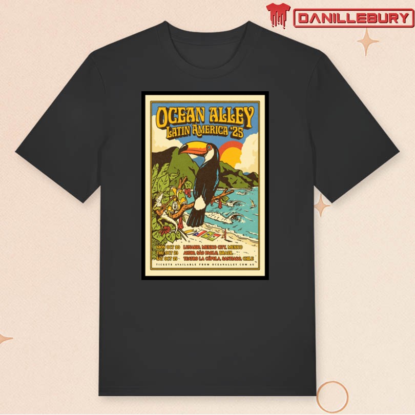 Ocean Alley 2025 Latin American Concert Tour Poster - Image 3