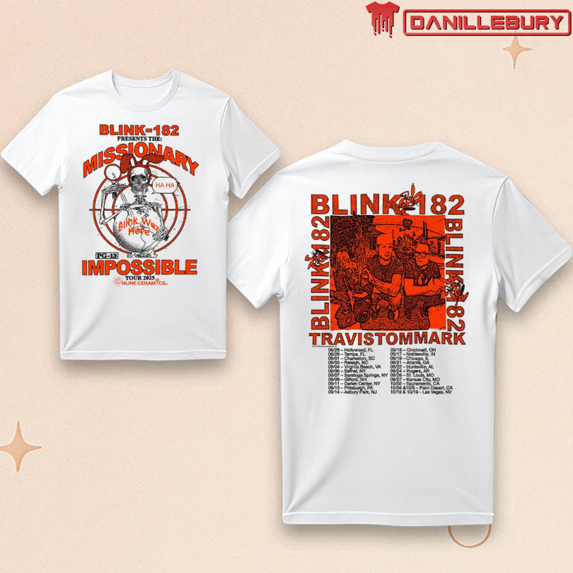 Official Blink-182 Skeleton Bunny Merch 2025