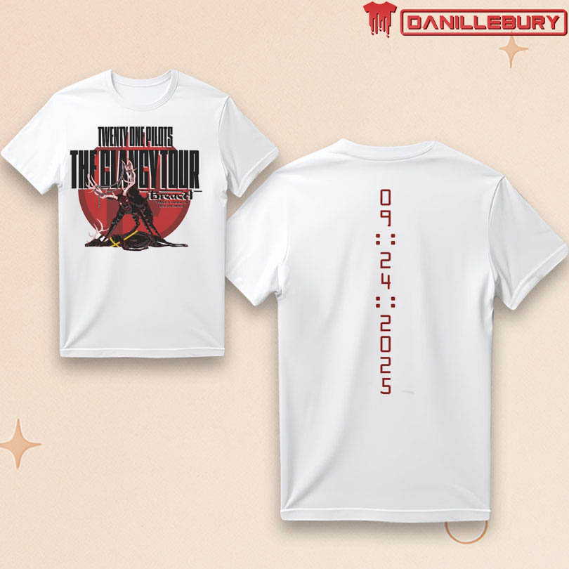 Official Twenty One Pilots Sept 24 2025 Tinley Park Event Shirt