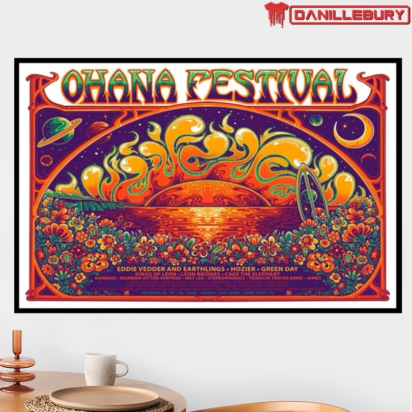 Ohana Festival Sept 26-28 2025 Dana Point CA Poster - Image 2