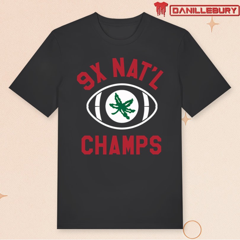 Ohio State Buckeyes 9x National Champs T-Shirt