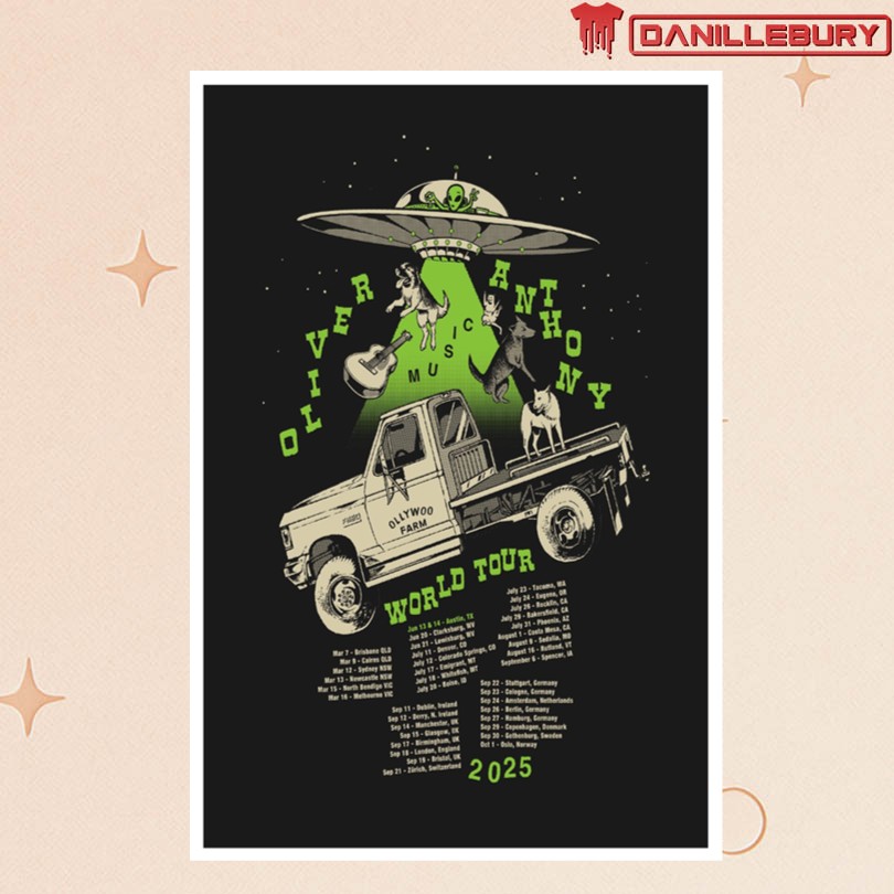 Oliver Anthony Music Tour Poster
