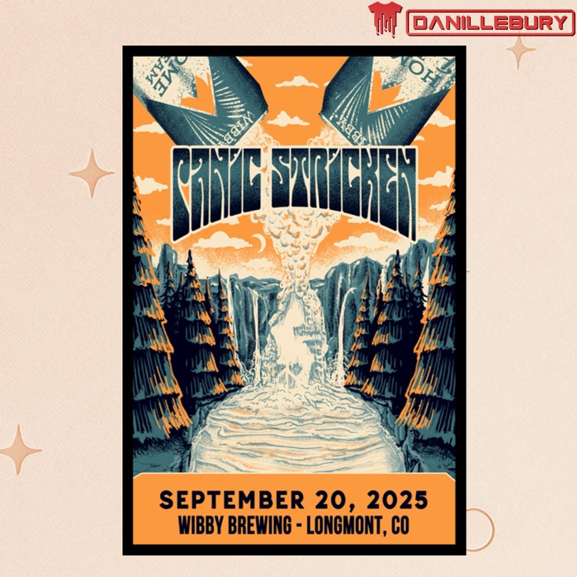 Panic Stricken Sept 20 2025 Wibby Brewing Longmont CO Tour Poster