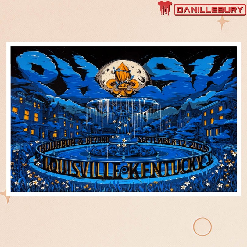 Phish Sept 12 2025 Bourbon & Beyond Louisville Kentucky Poster
