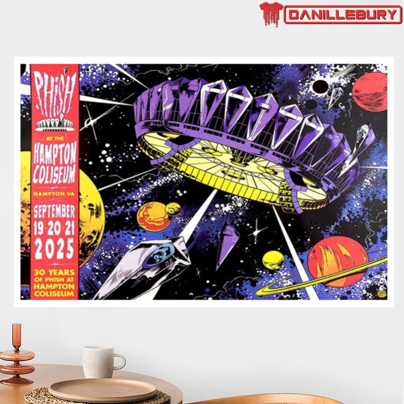 Phish Sept 19 20 21 2025 Hampton LE Poster - Image 2