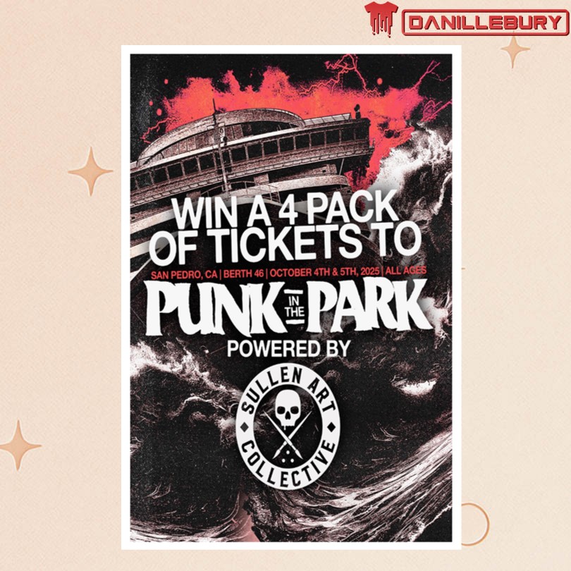 Punk In The Park Oct 4-5 2025 Berth 46 San Pedro CA Tour Poster