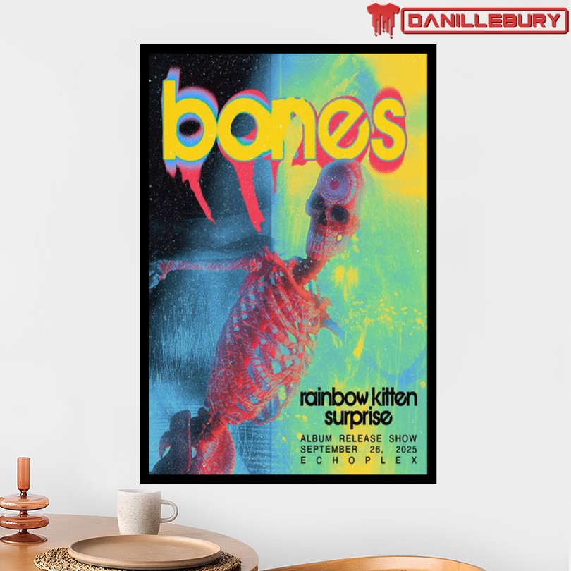 Rainbow Kitten Surprise Bones Album Release Show LA Sept 26 2025 Poster - Image 2