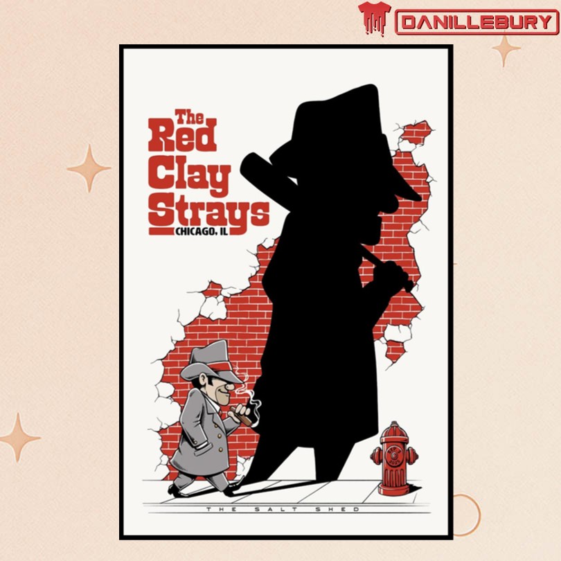 Red Clay Strays Sept 3 2025 The Salt Shed Chicago IL Poster