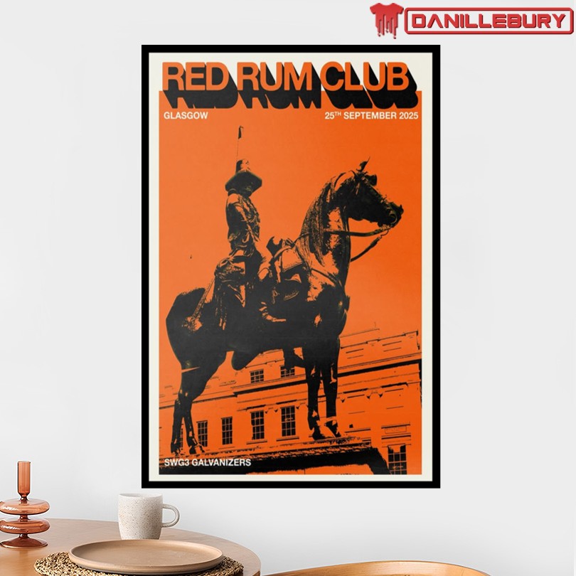 Red Rum Club September 25 2025 SWG3 Glasgow Poster - Image 2