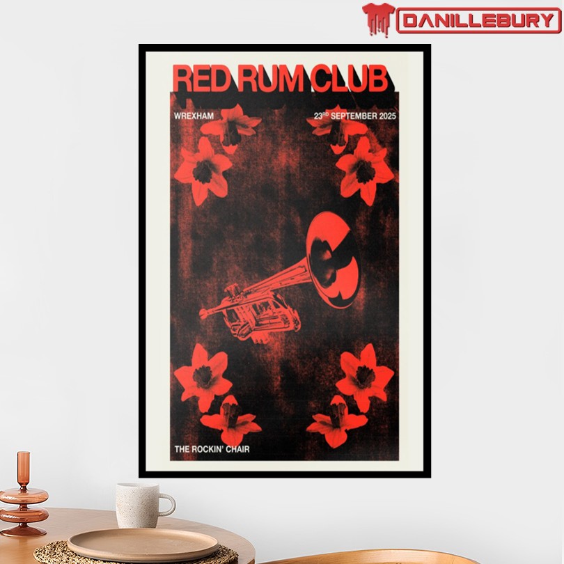 Red Rum Club The Rockin Chair Wrexham 2025 Poster - Image 2