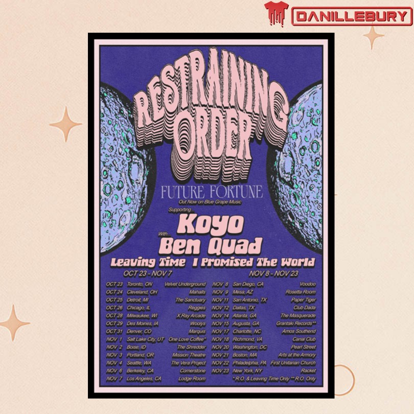 Restraining Order Tour 2025 Poster