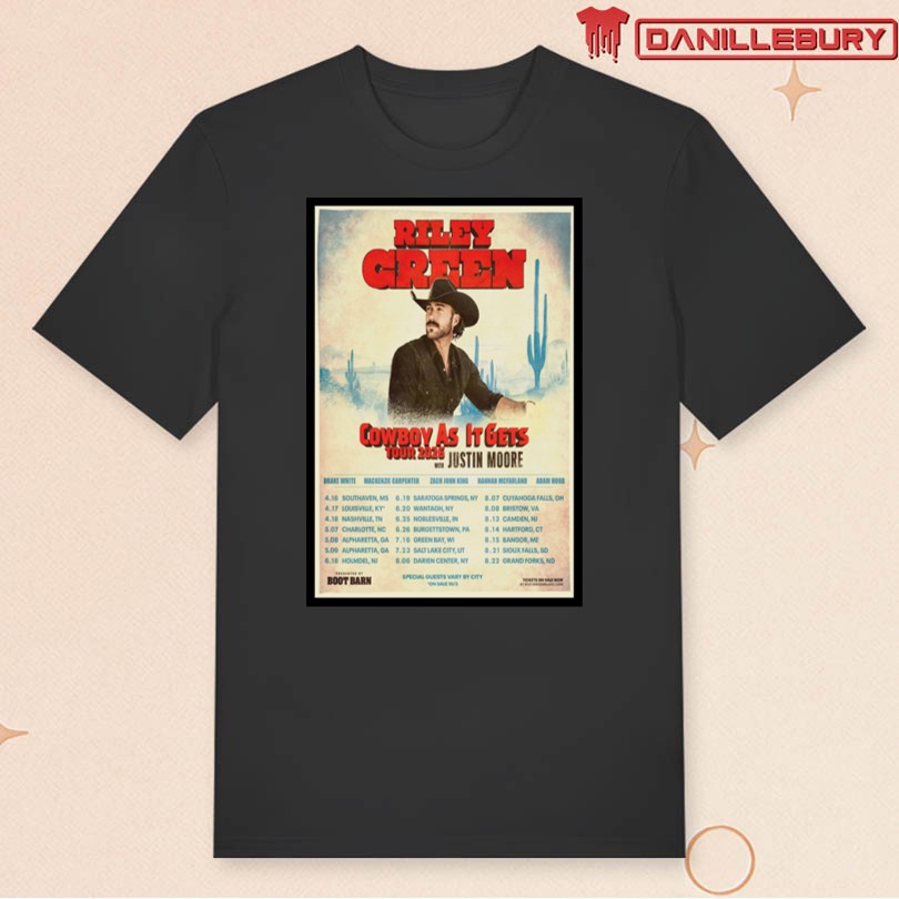 Riley Green 2025 US Tour Poster - Image 3