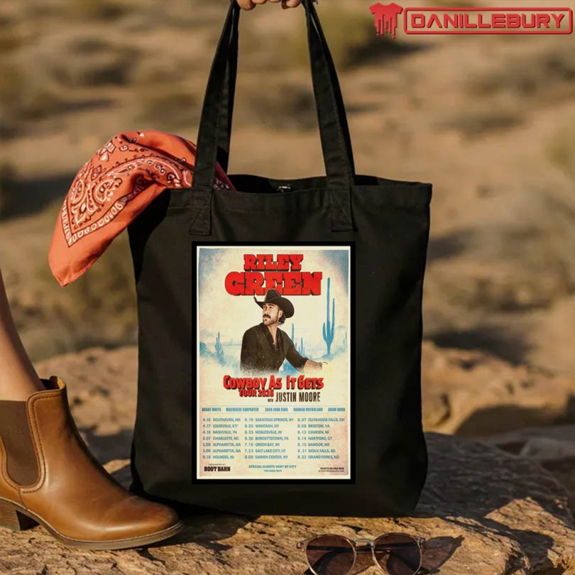 Riley Green 2025 US Tour Poster - Image 4