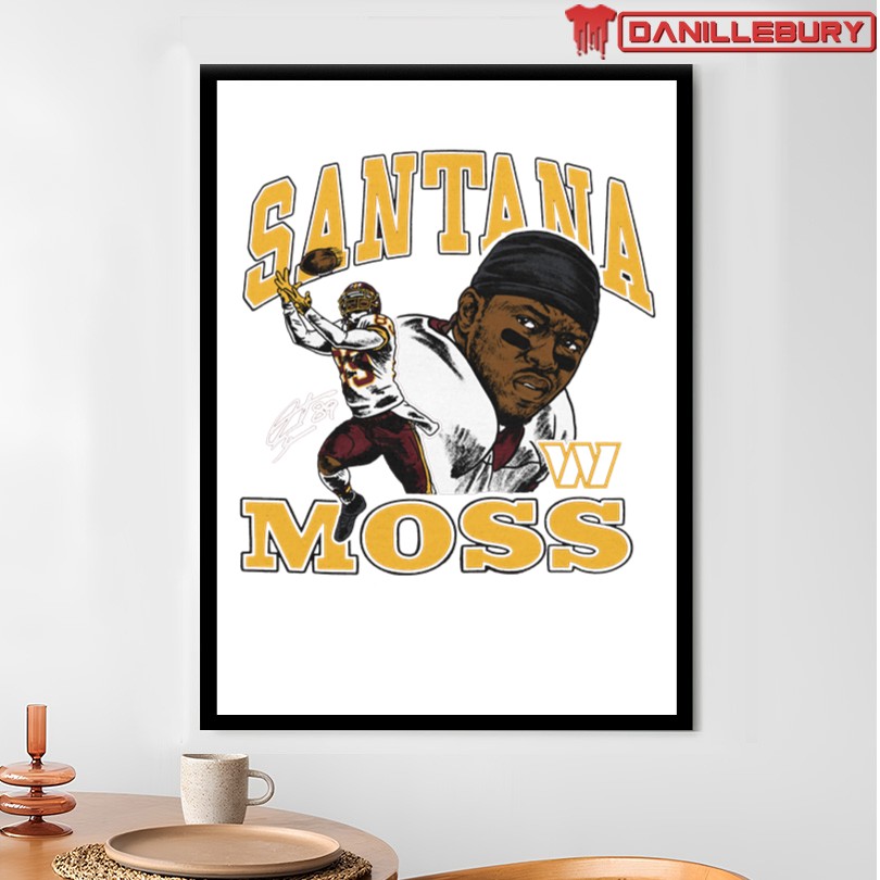 Santana Moss Burgundy Washington Commanders T-Shirt - Image 4