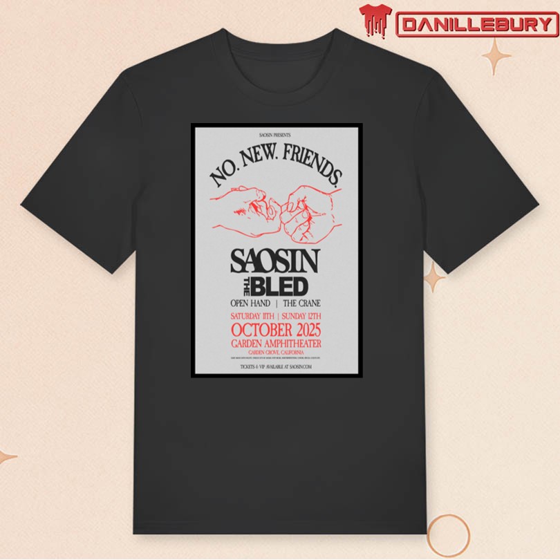 Saosin October 2025 Garden Grove California Poster - Image 3