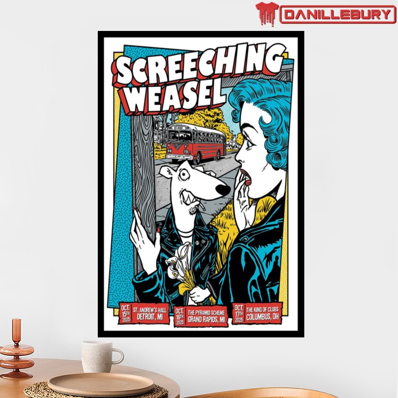 Screeching Weasel Oct 15 16 17 2025 Event Poster - Image 2