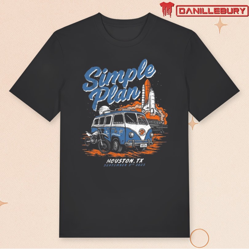 Simple Plan Sept 5 2025 Houston TX Shirt