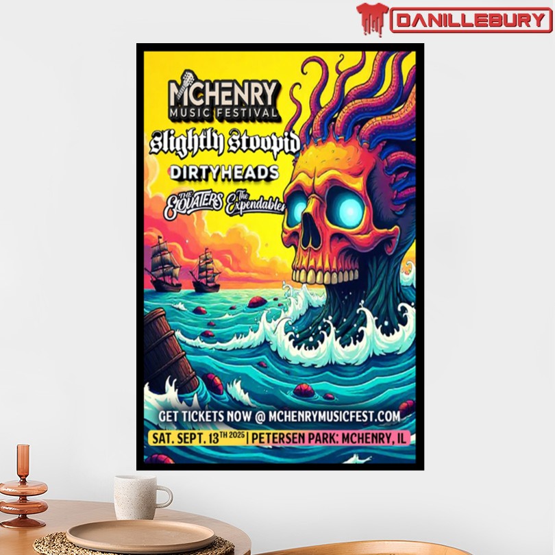 Slightly Stoopid Sept 13 2025 McHenry IL Tour Poster - Image 2