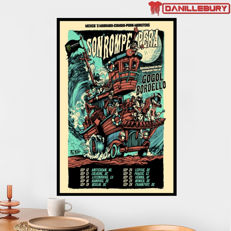 Son Rompe Pera September 2025 Concert Poster - Image 2