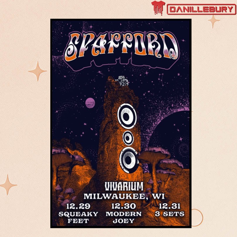 Spafford Dec 29-31 2025 Milwaukee WI Poster