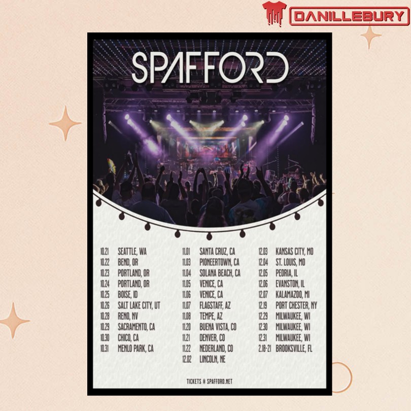 Spafford Fall Tour 2025 Poster