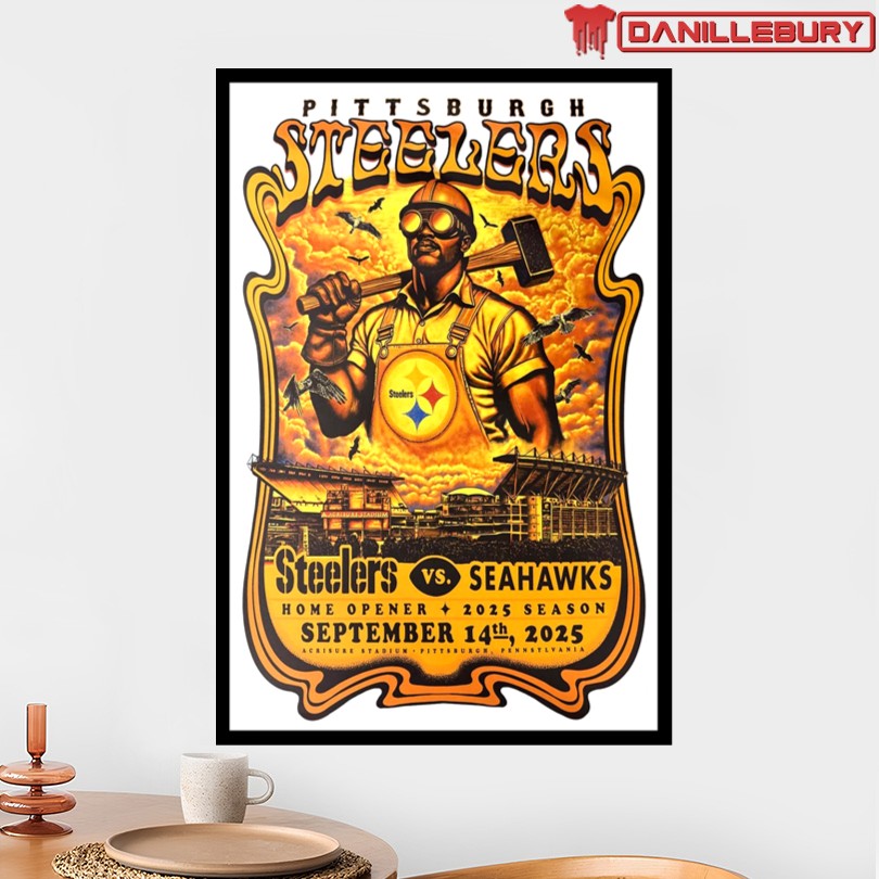 Steelers vs Seahawks Sept 14 2025 Pittsburgh PA Poster - Image 2