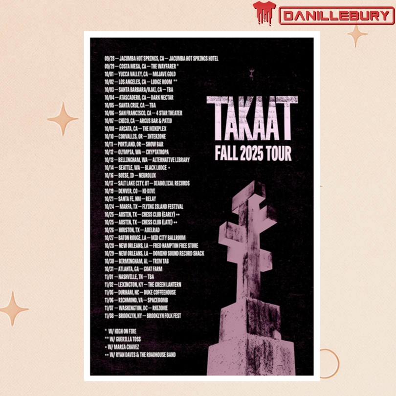 Takaat Fall 2025 Tour Poster