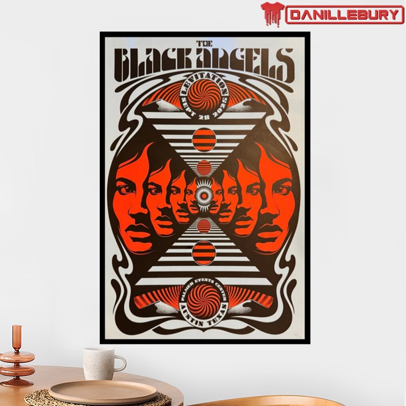 The Black Angels Live Austin TX Poster 2025 - Image 2