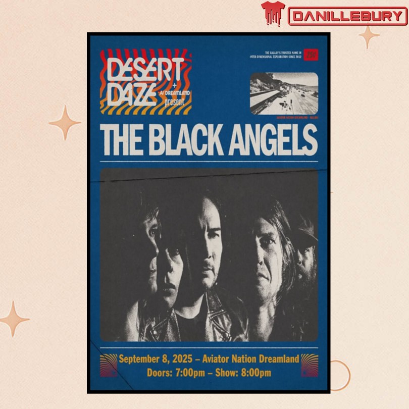 The Black Angels Sept 8 2025 Aviator Nation Dreamland Poster