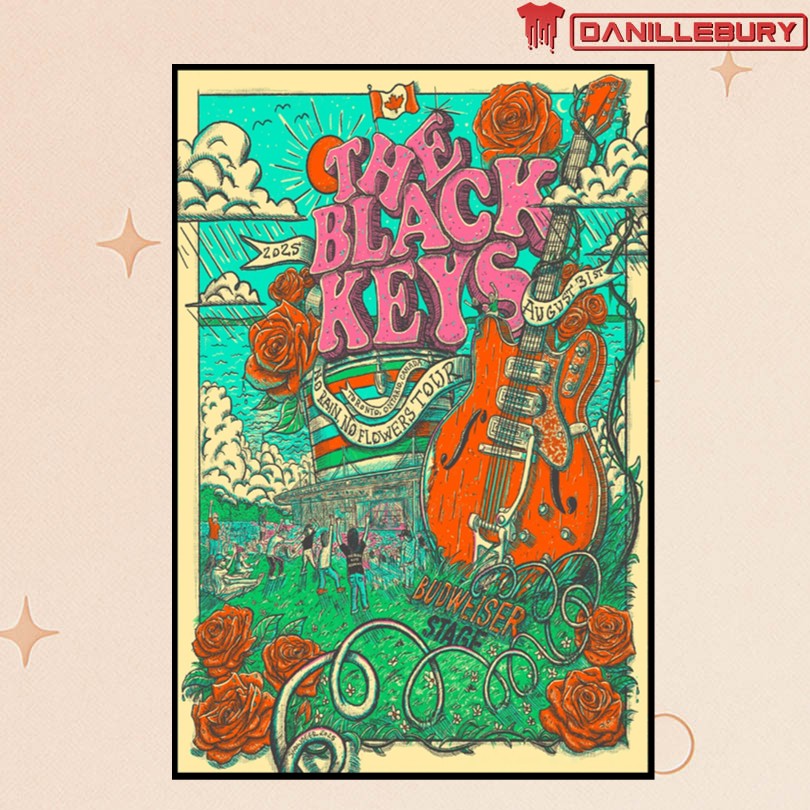 The Black Keys Toronto Ontario Canada Aug 31 2025 Event Poster