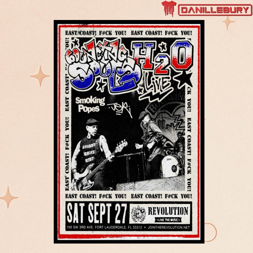 The Bouncing Souls Sept 27 2025 Jacksonville FL Poster