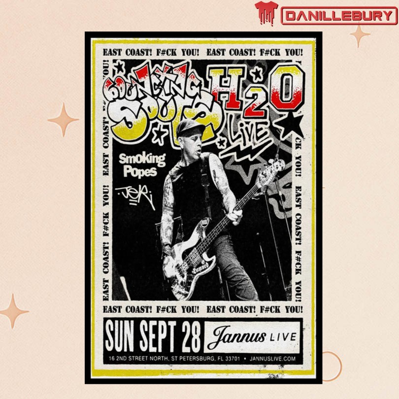The Bouncing Souls Sept 28 2025 Jacksonville FL Poster
