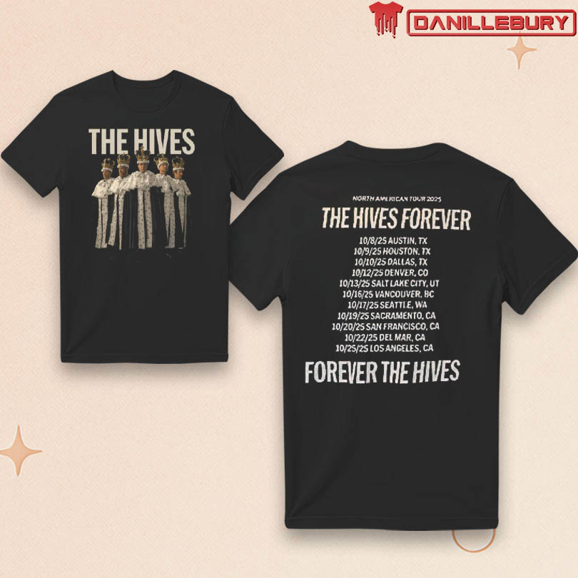 The Hives North American Tour 2025 Merch