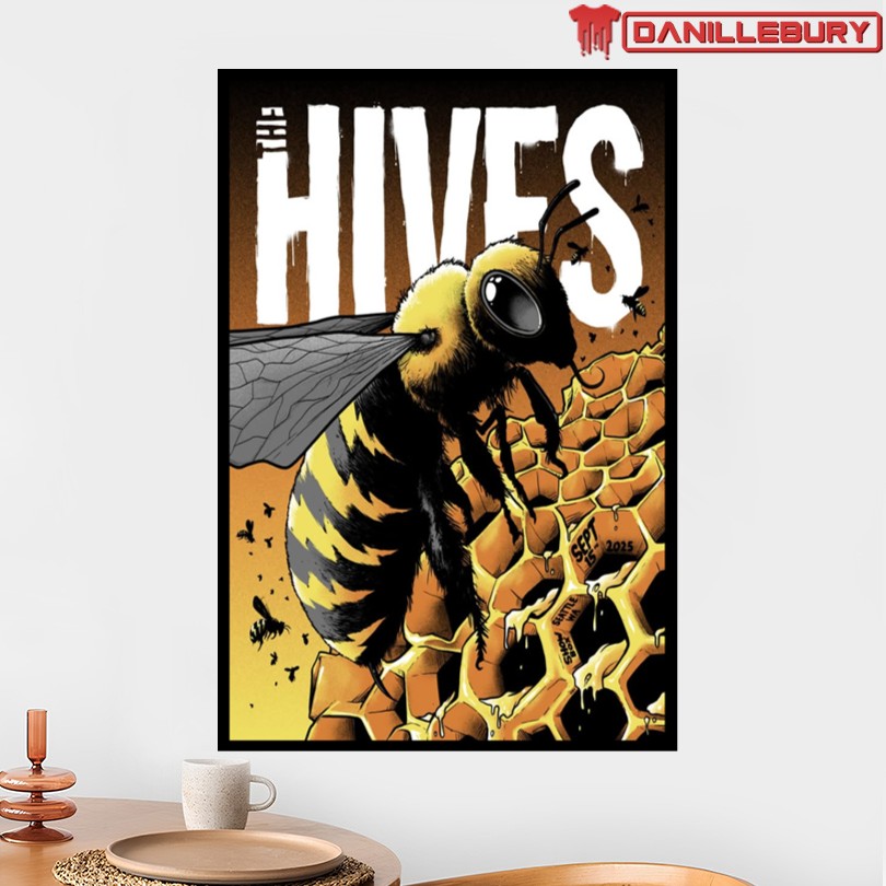 The Hives Sept 15 2025 Show Box Seattle WA Poster - Image 2