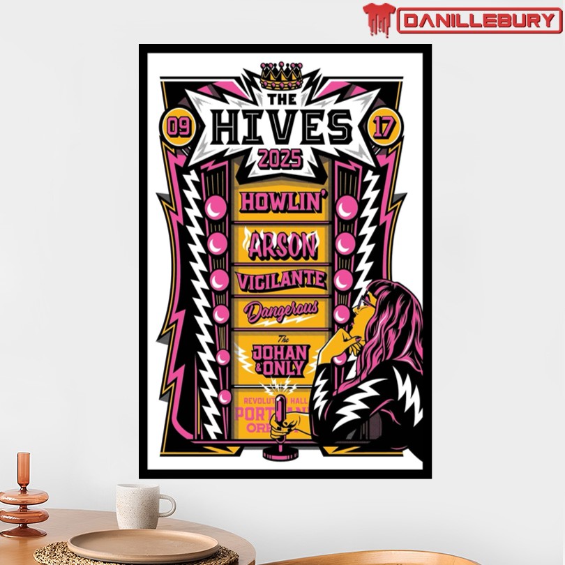 The Hives Sept 17 2025 Revolution Hall Portland OR Poster - Image 2