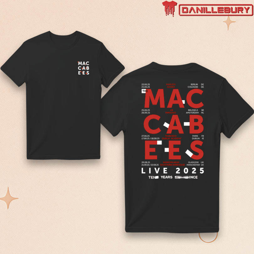 The Maccabees 2025 Tour T-Shirt