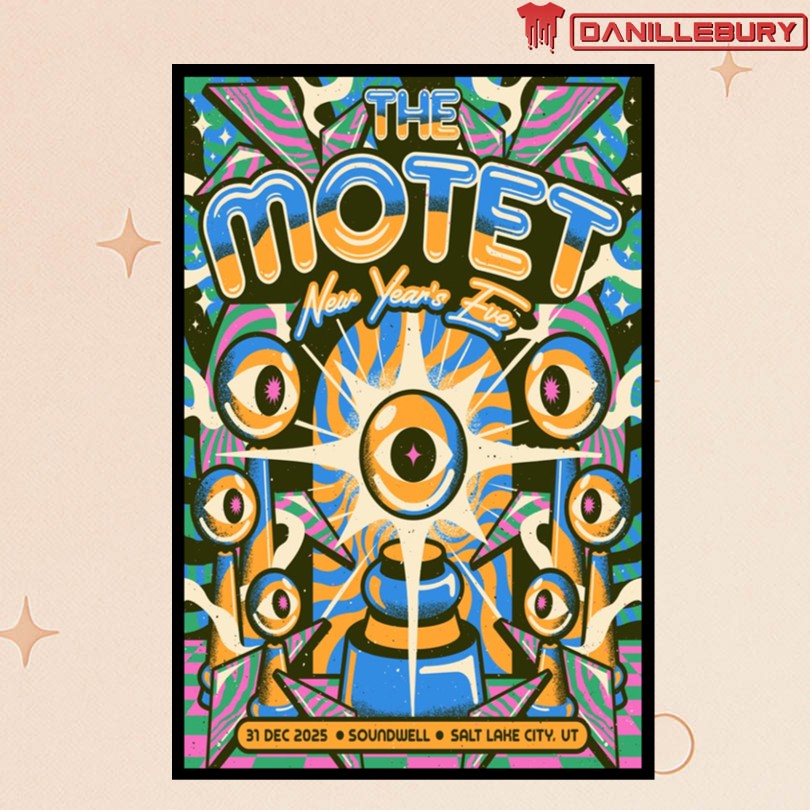 The Motet NYE Concert Salt Lake City Poster
