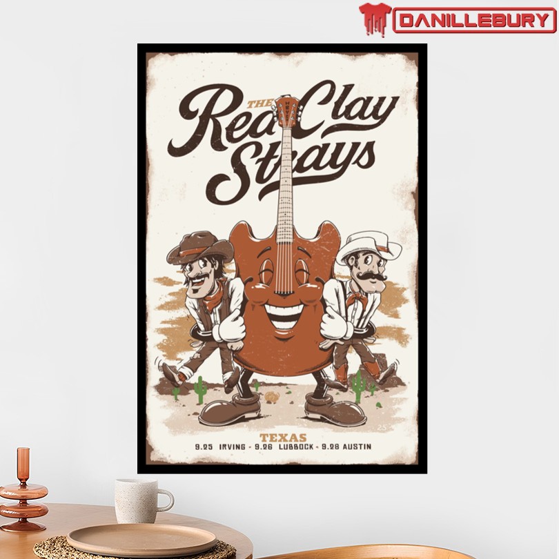 The Red Clay Strays September 25 2025 Irving TX Poster - Image 2