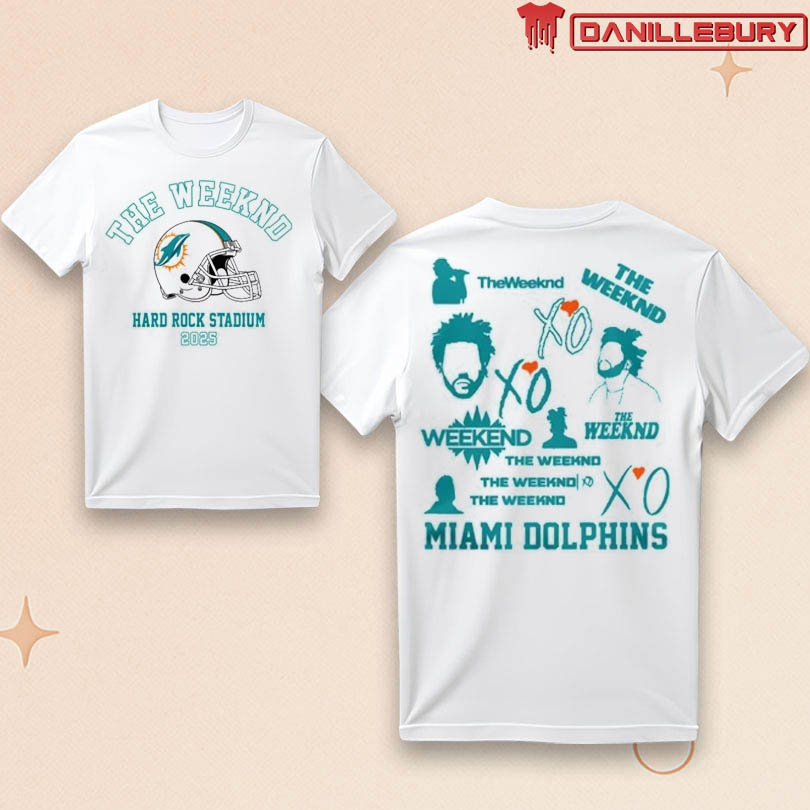 The Weeknd Hard Rock Stadium Miami Dolphins 2025 T-Shirt