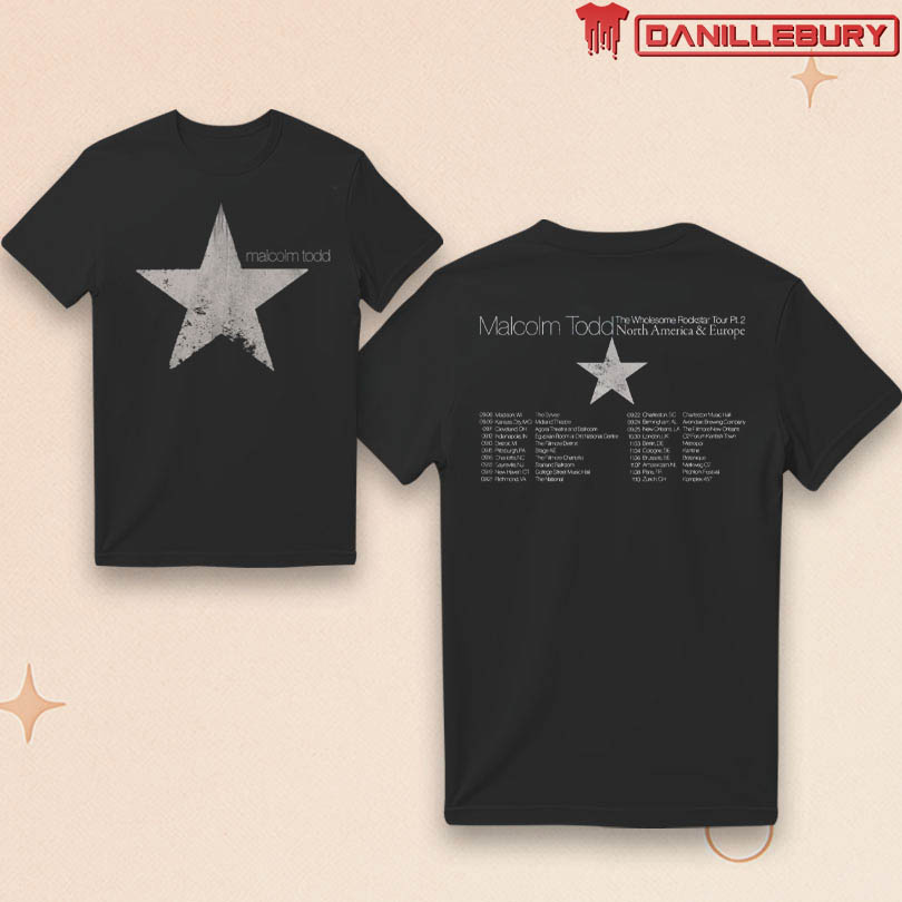 The Wholesome Rockstar Tour Malcolm Todd 2025 Merch