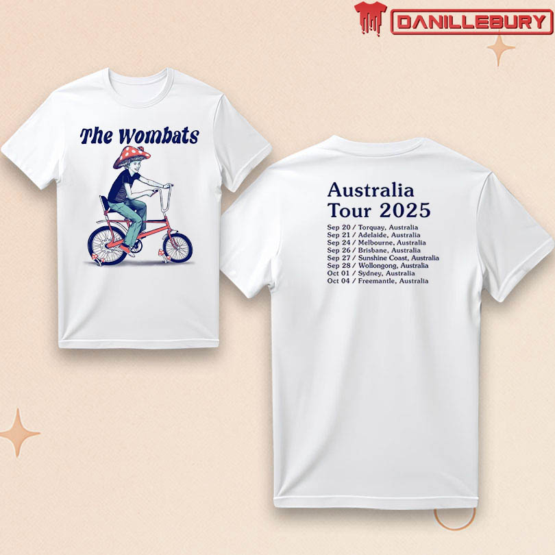 The Wombats Bike Boy Tour 2025 Shirt