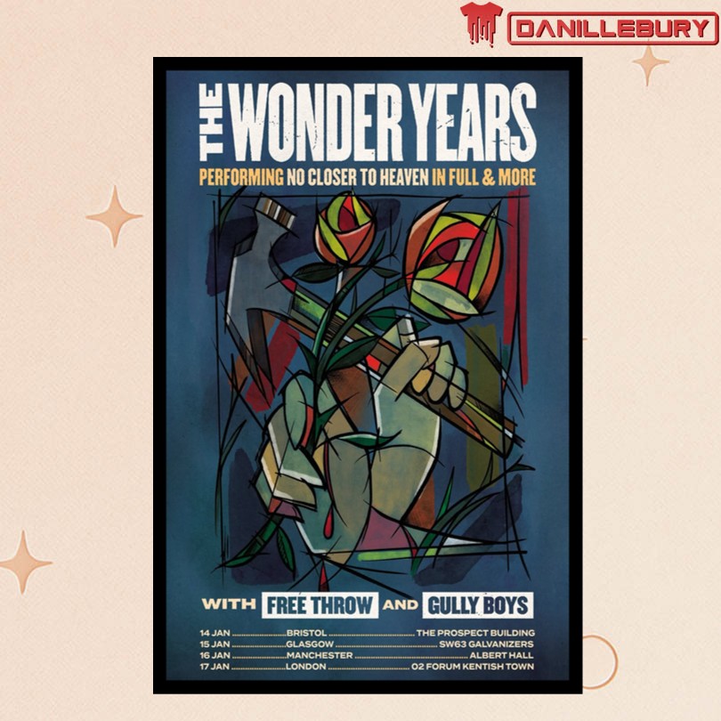 The Wonder Years Pop Punk Anniversary Tour Poster