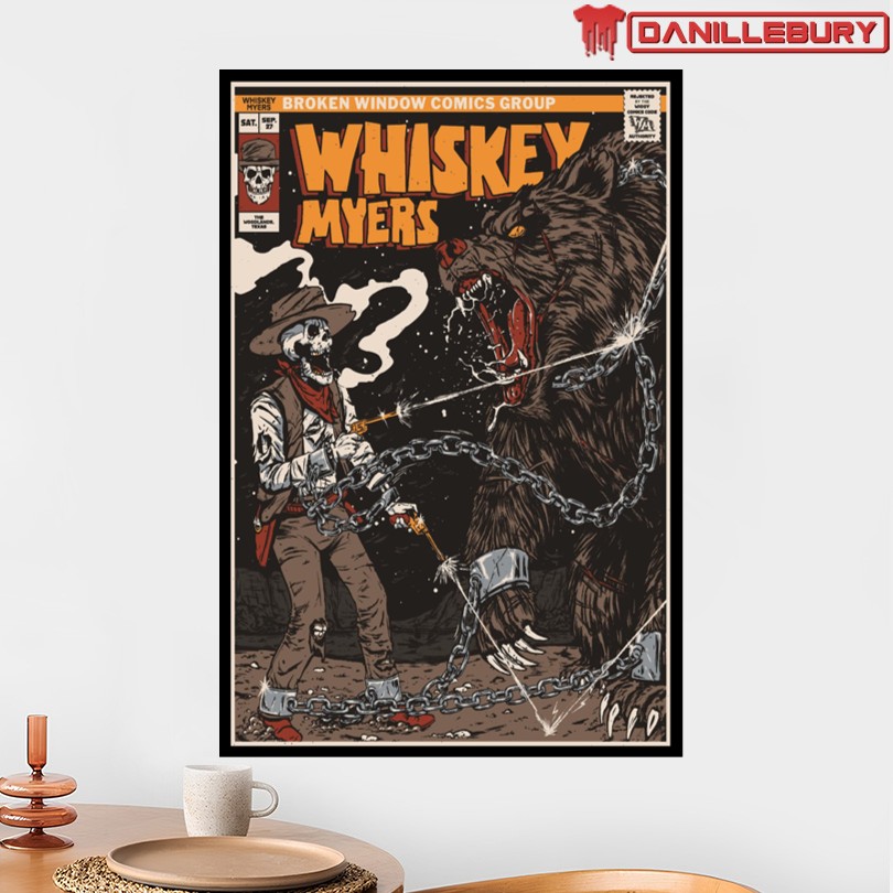 Whiskey Myers Sept 27 2025 The Woodlands Texas Poster - Image 2